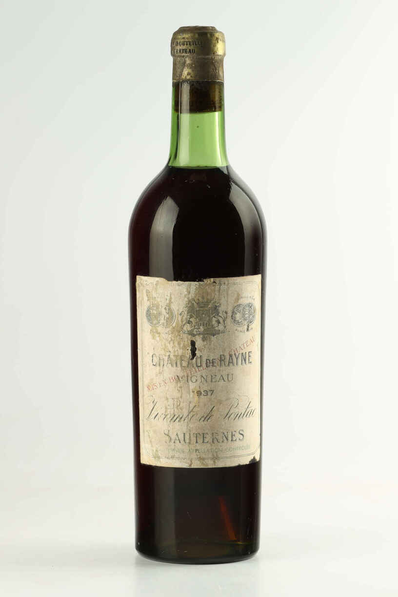 Chateau Rayne Vigneau 1937