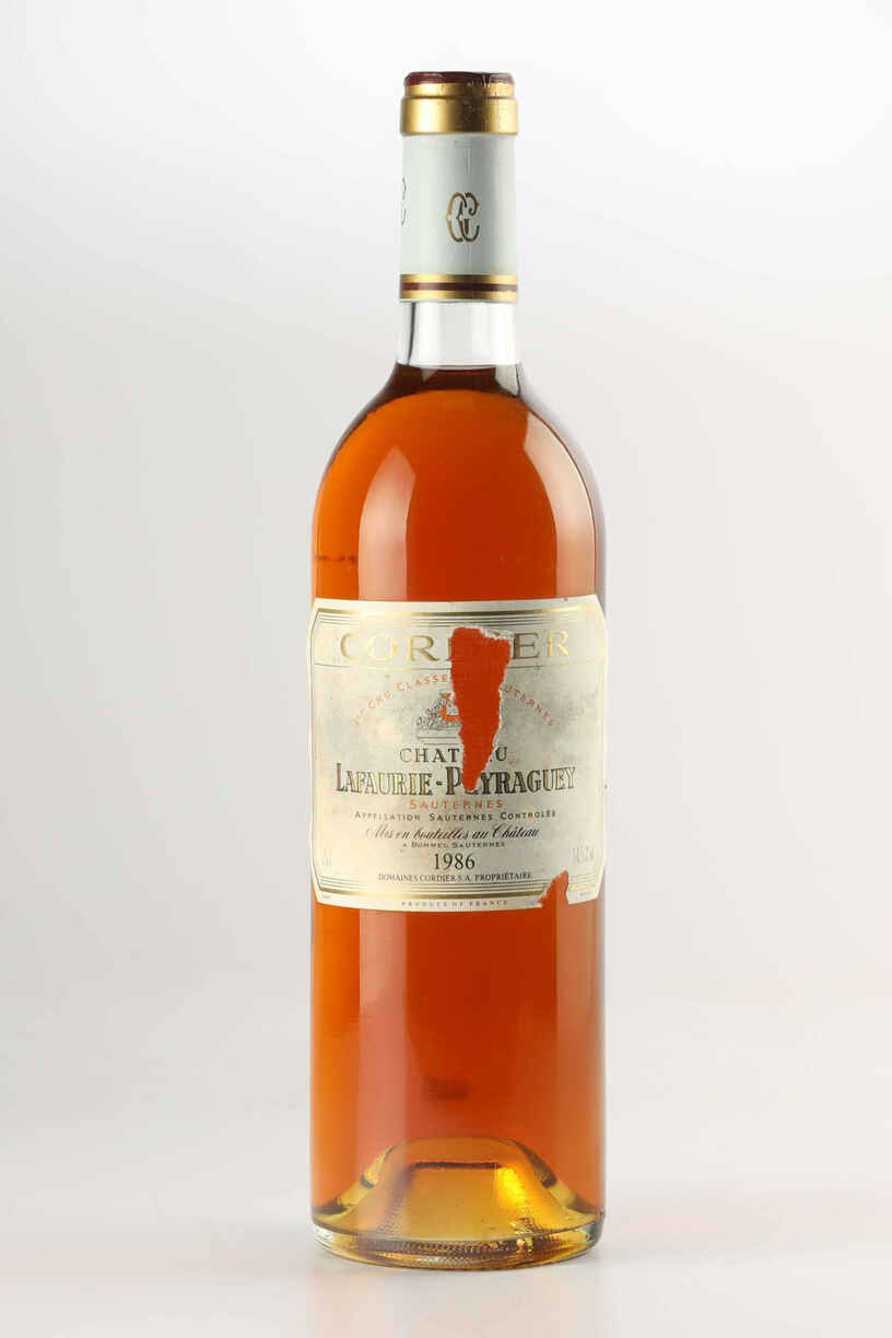 Chateau Lafaurie Peyraguey 1986