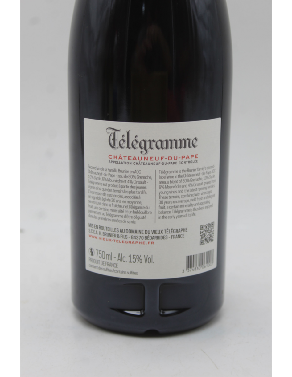 Vieux Telégraphe Chateauneuf Du Pape Telégramme 2021