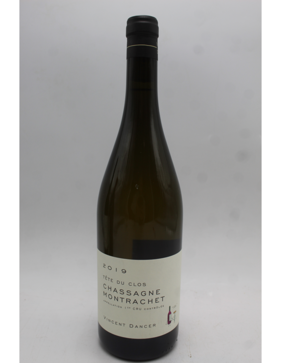 Vincent Dancer Chassagne Montrachet Blanc Tete De Clos 1er Cru 2019