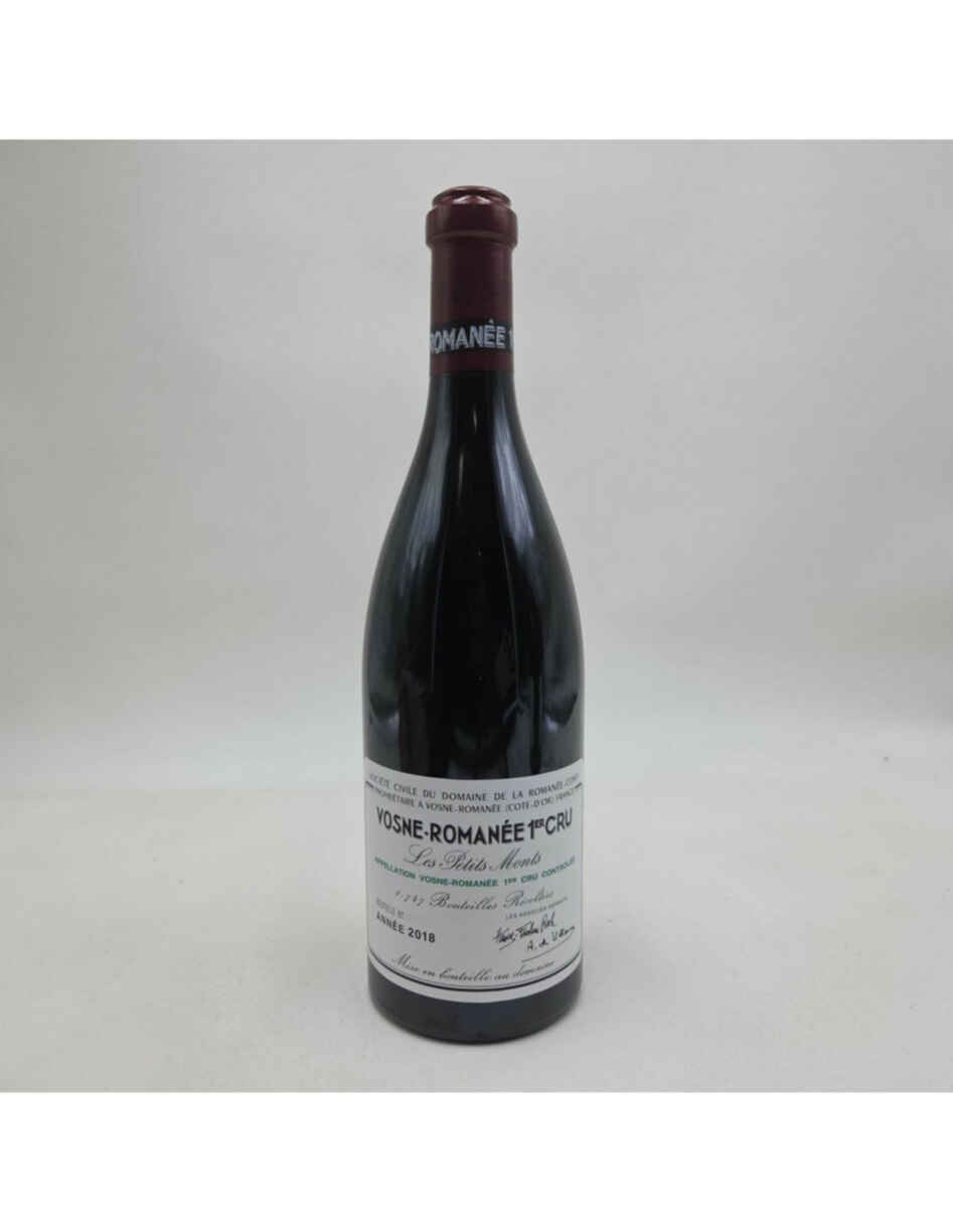 De La Romanee Conti Vosne Romanee Les Petits Monts 1er Cru 2018