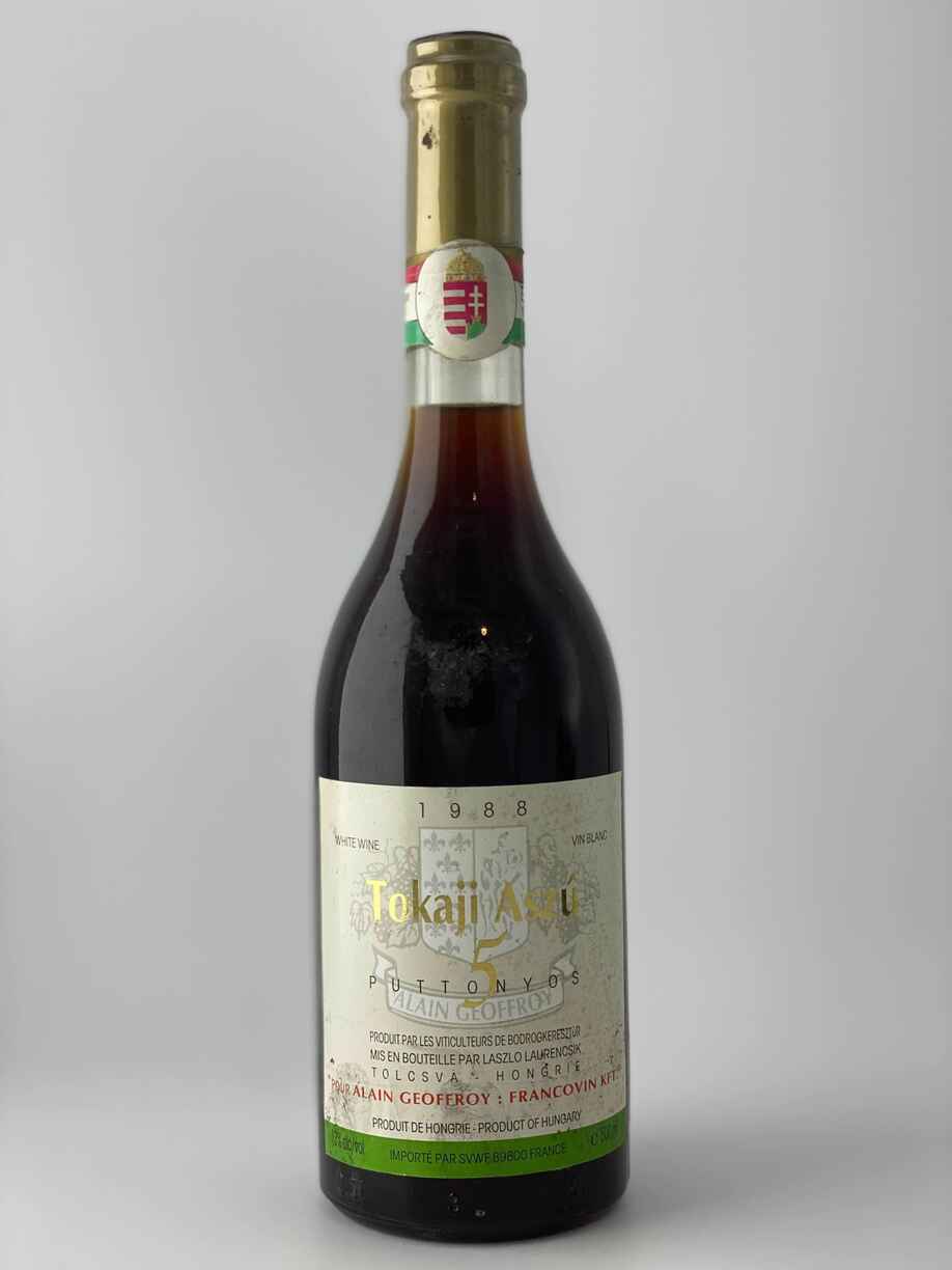 Alain Geoffroy Tokaji Aszu 5 Puttonyos 1988