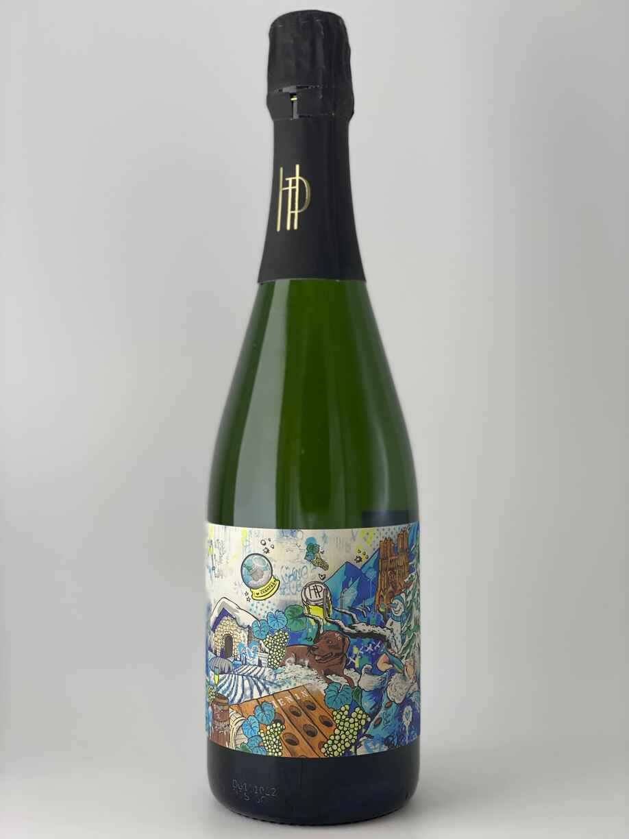 Pascal Henin Comme Neige Bur Artist Special Edition Blanc de Blanc Grand Cru Extra Brut N.V.