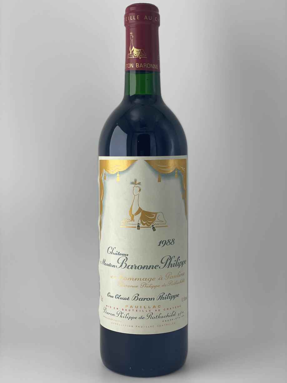 Chateau Mouton Baronne Philippe 1988