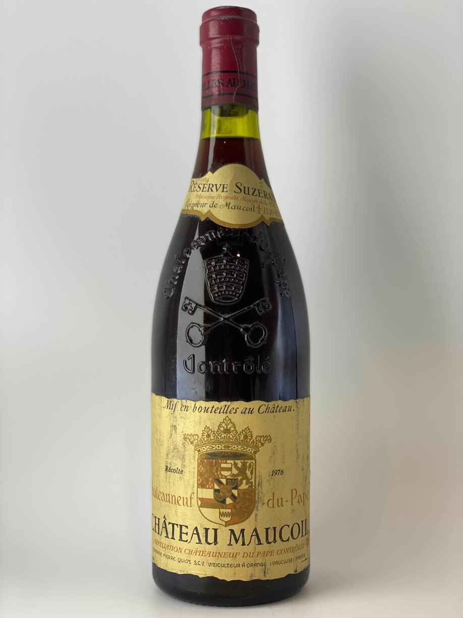 Chateau Maucoil Chateauneuf du Pape Reserve Suzeraine 1976