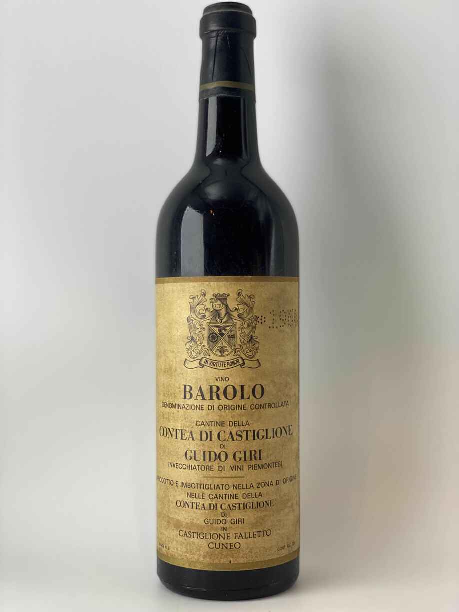 Contea di Castiglione di Guido Giri Barolo 1964