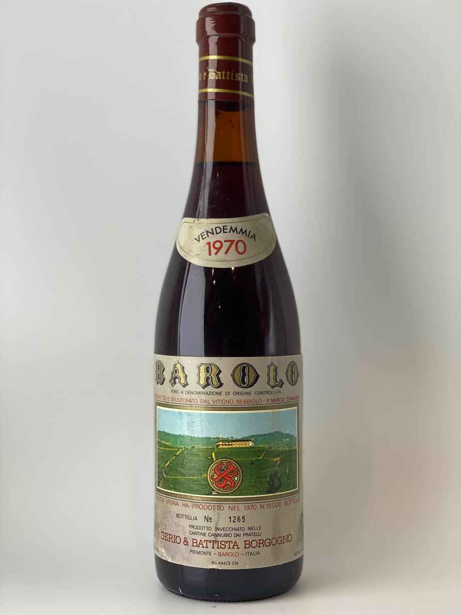 Serio Battista Borgogno Barolo 1970