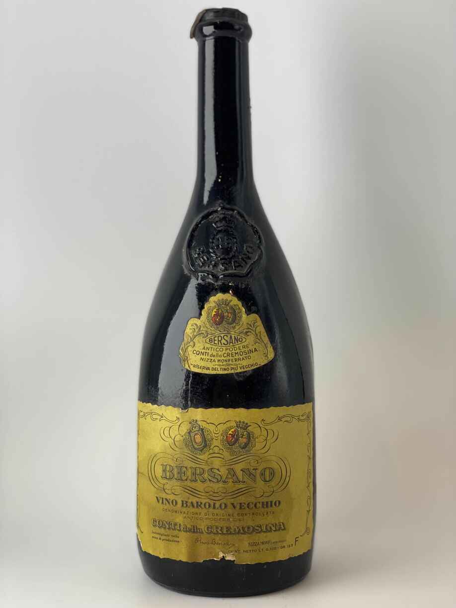 Bersano Barolo Vecchio Conti Della Cremosina 1962