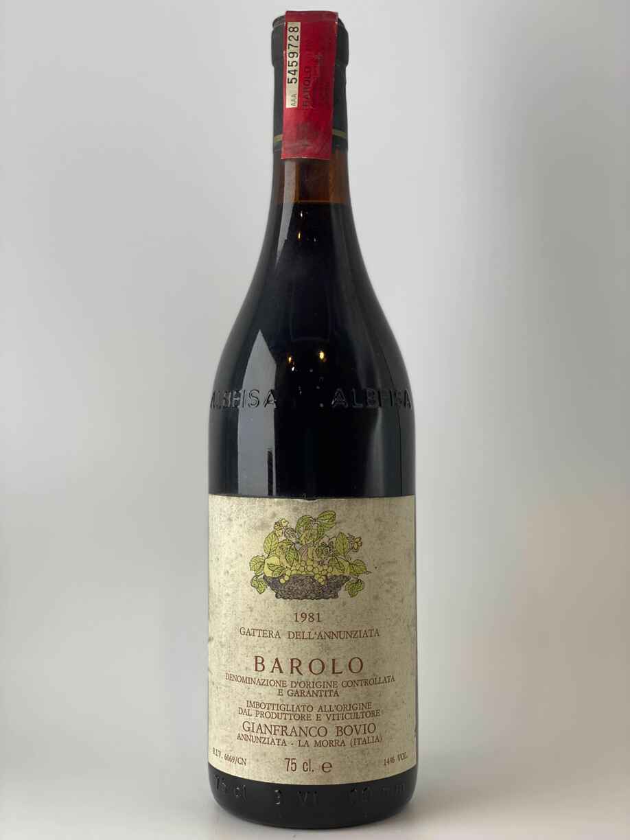 Gianfranco Bovio Barolo Gattera Dell Annunziata 1981