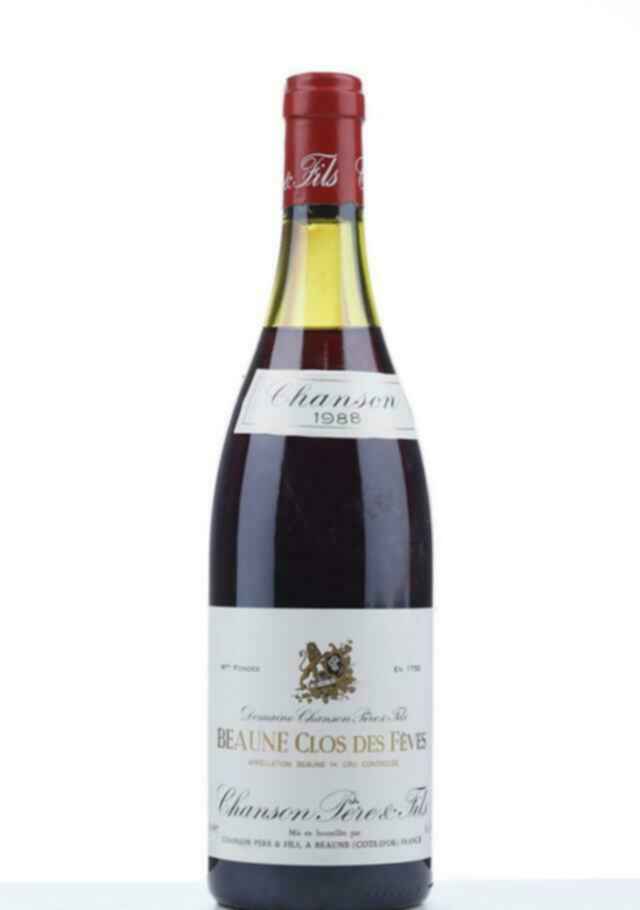 Chanson Beaune Clos Des Feves 1988