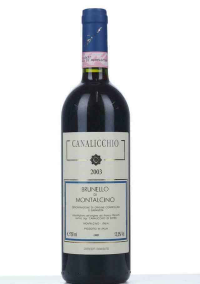 Canalicchio Di Sopra Brunello Di Montalcino 2003