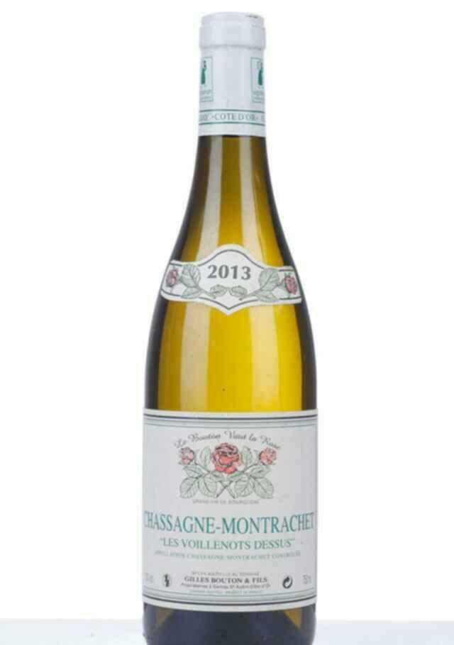 Gilles Bouton Chassagne Montrachet Blanc Les Voillenots Dessus 2013