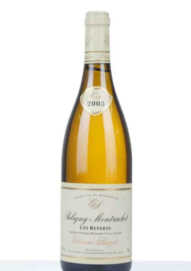 Etienne Sauzet Puligny Montrachet Les Referts 1er Cru 2003