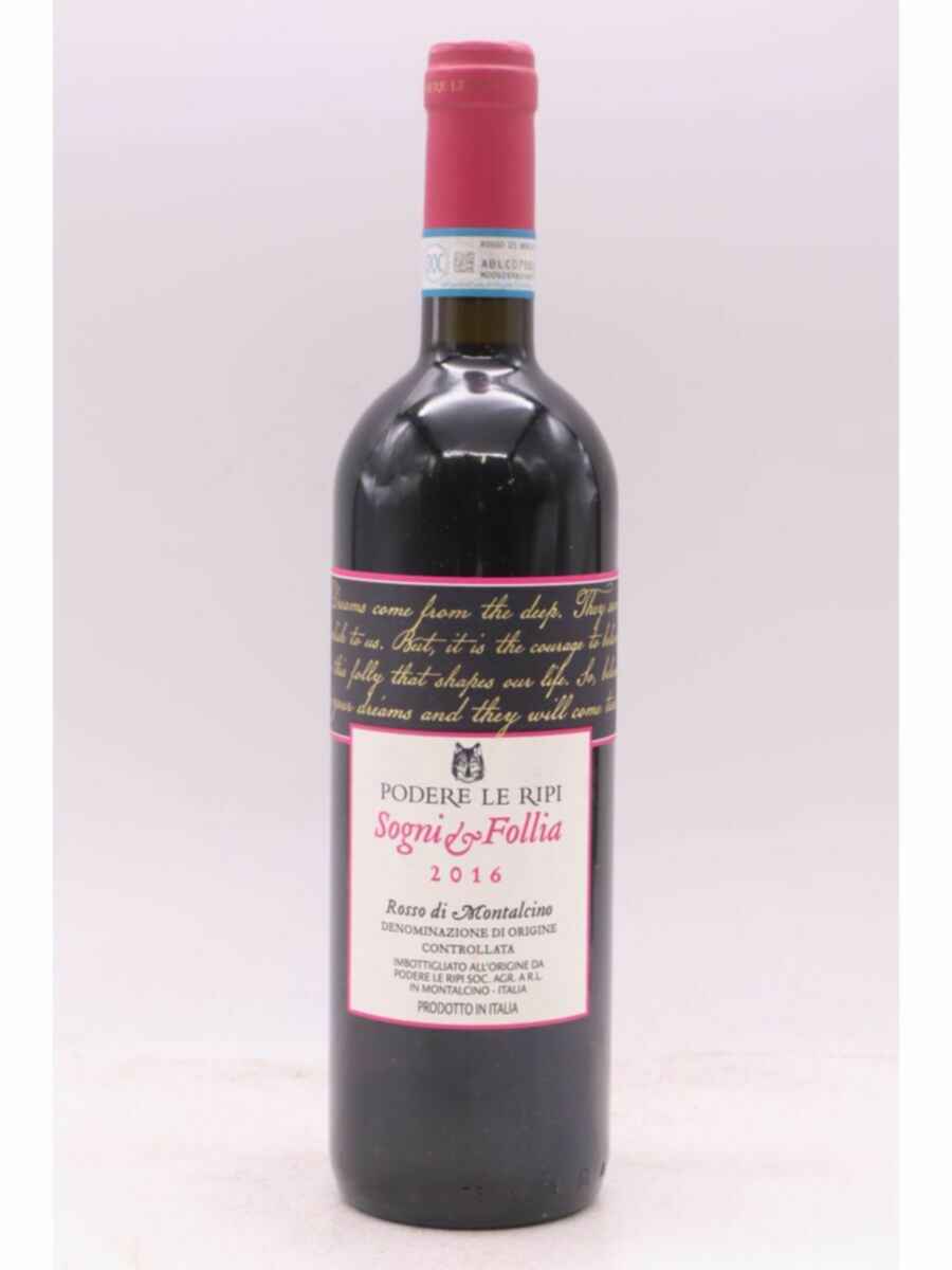 Podere Le Ripi Rosso Di Montalcino Sogni E Follia 2016