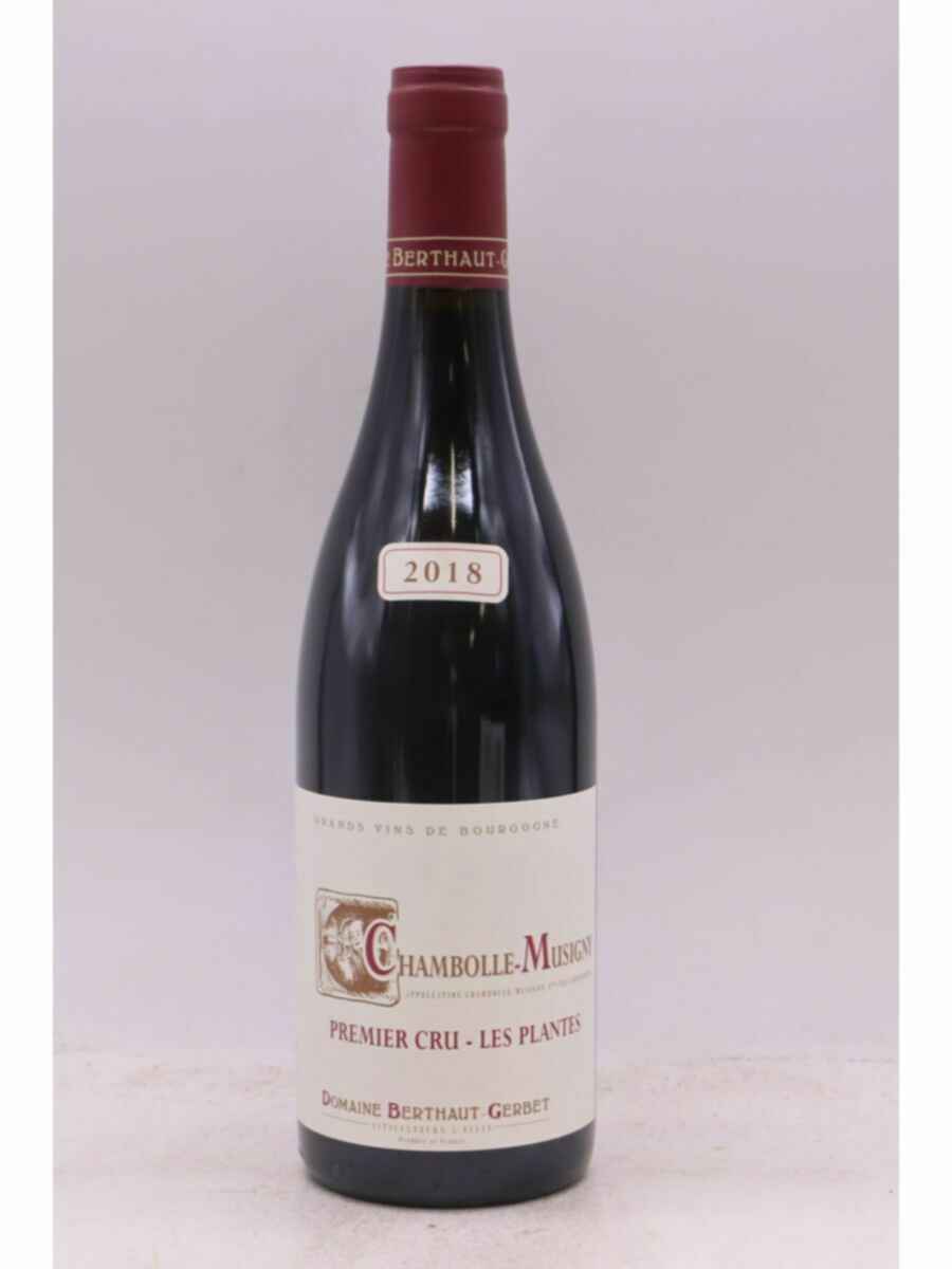 Berthaut Gerbet Chambolle Musigny Les Plantes 1er Cru 2018