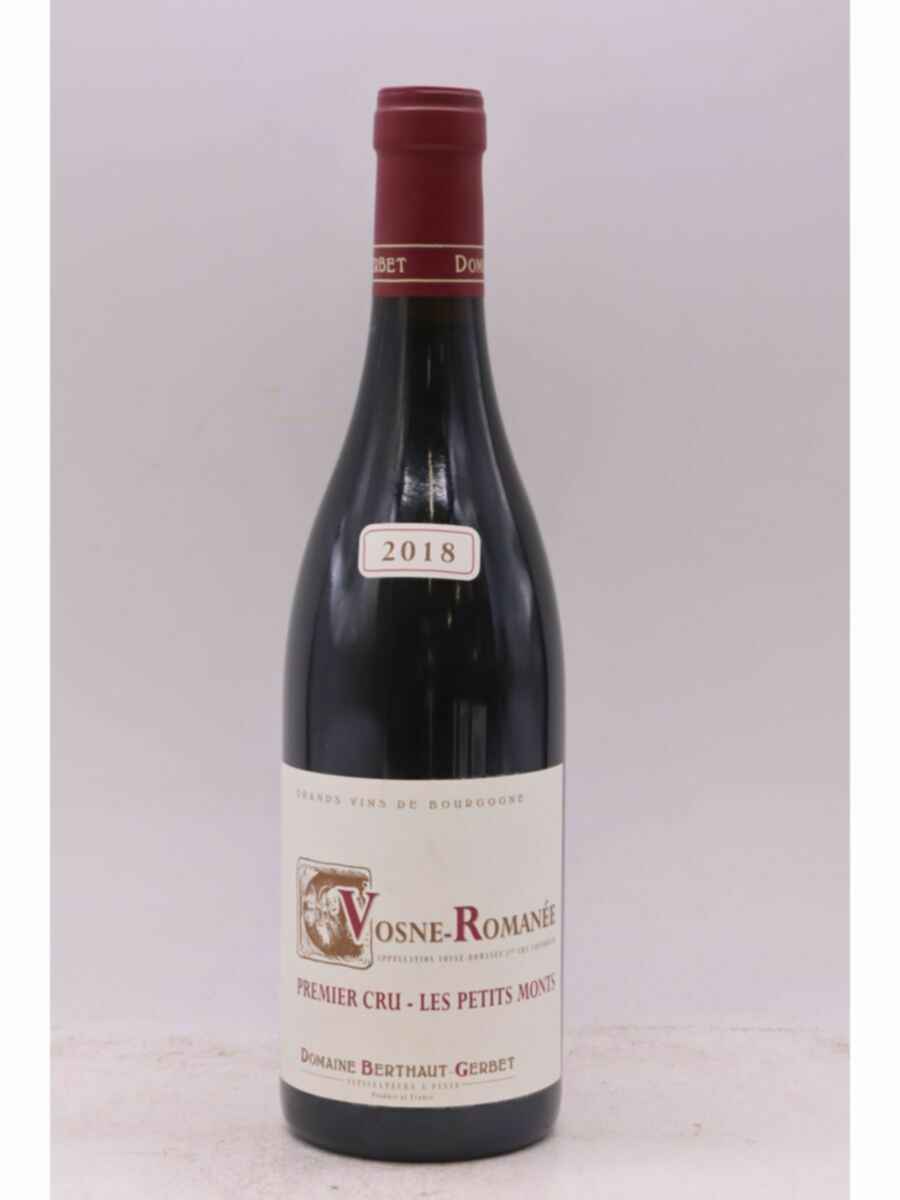Berthaut Gerbet Vosne Romanee Les Petit Monts 1er Cru 2018