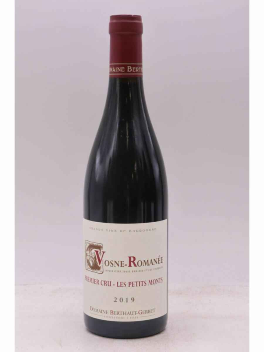 Berthaut Gerbet Vosne Romanee Les Petit Monts 1er Cru 2019