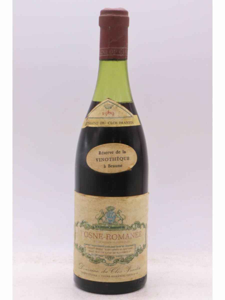 Albert Bichot Vosne Romanee Clos Frantin 1969