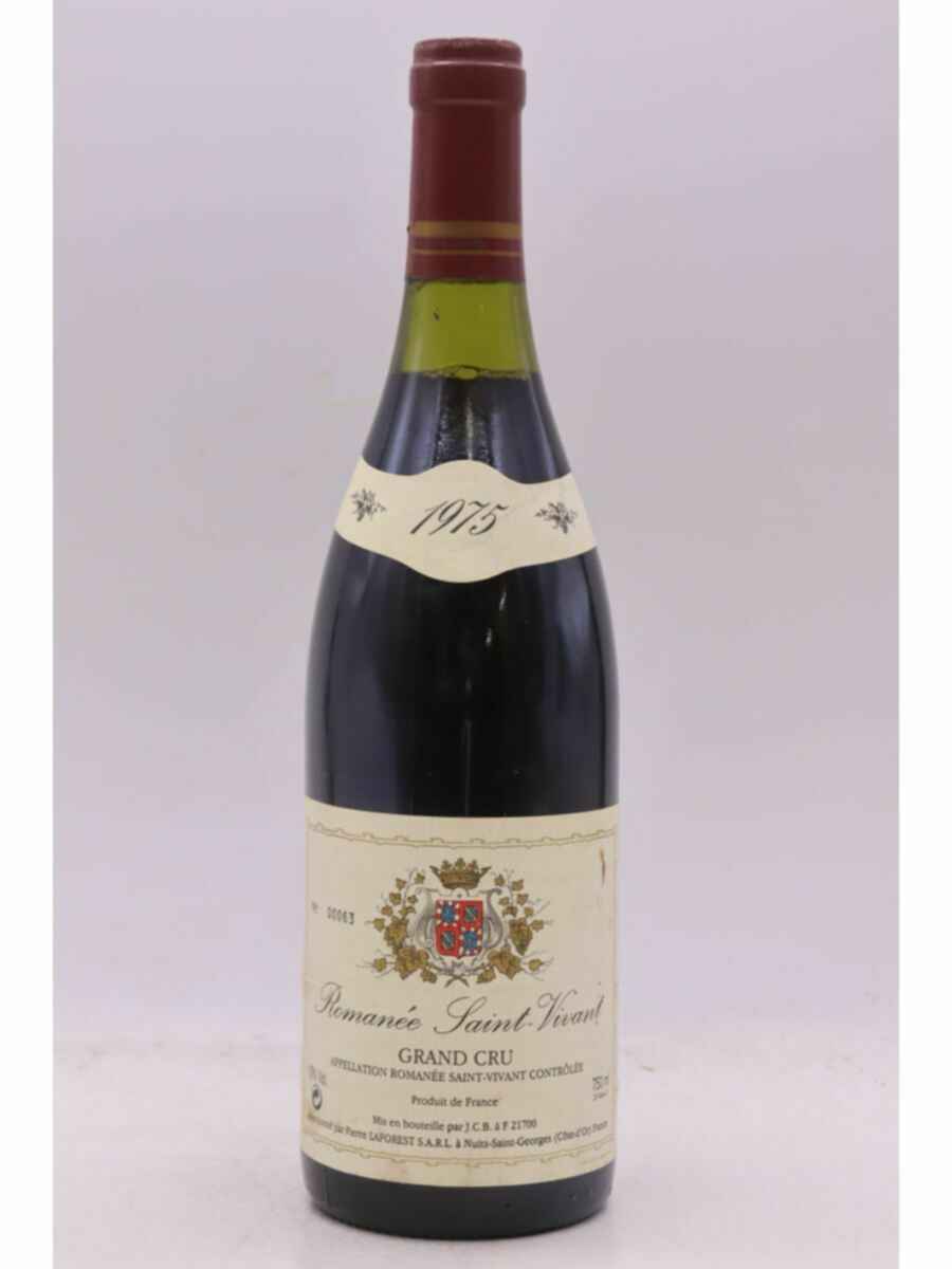 Pierre Laforest Romanee Saint Vivant Grand Cru 1975