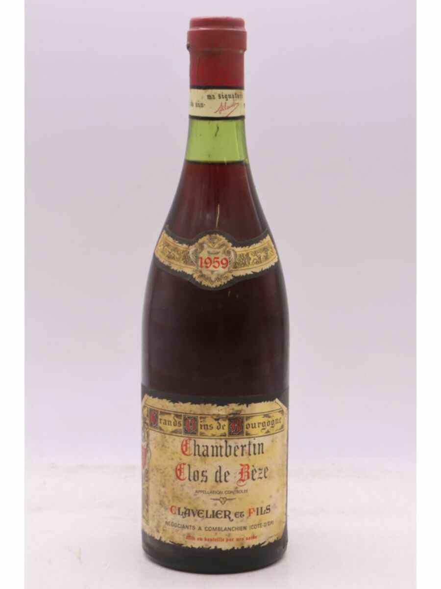 Clavelier Et Fils Chambertin Clos De Beze Grand Cru 1959