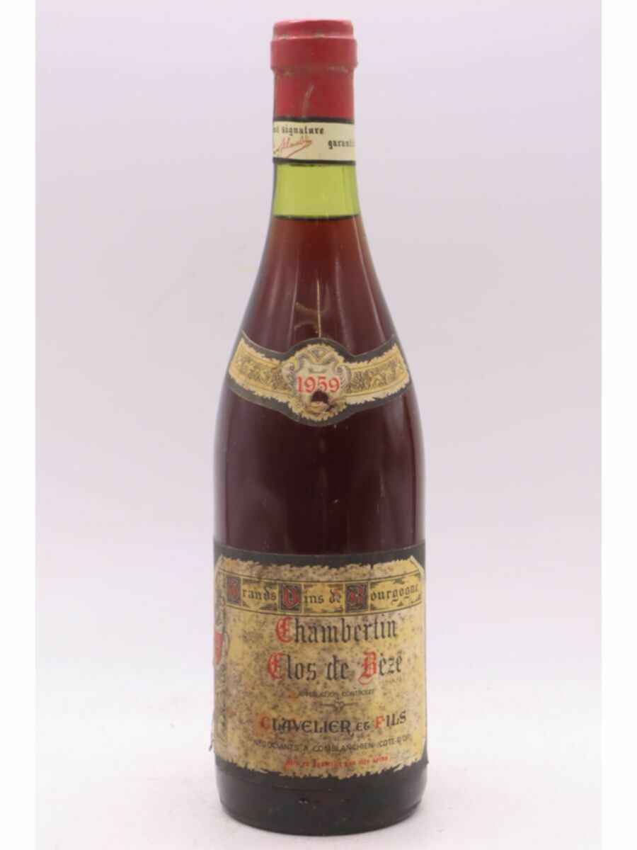 Clavelier Et Fils Chambertin Clos De Beze Grand Cru 1959