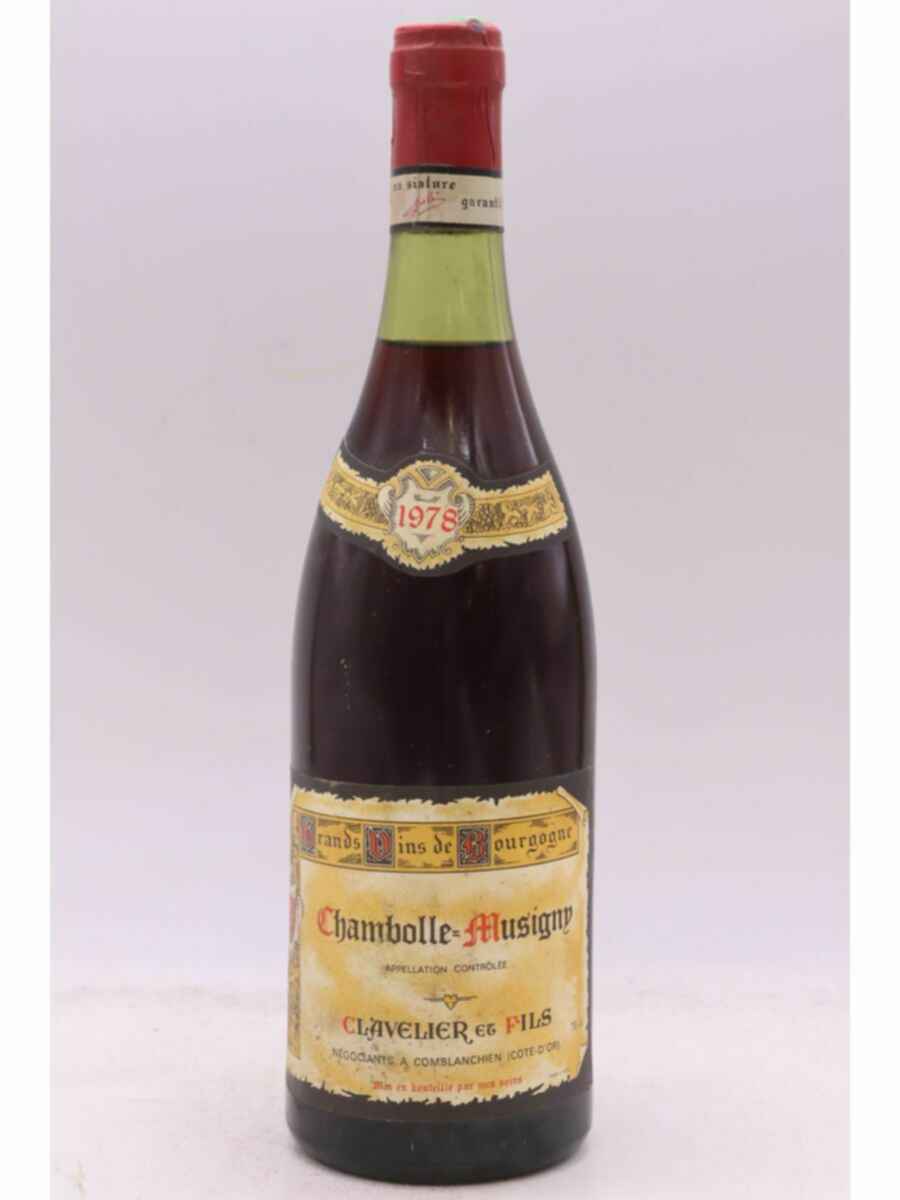 Clavelier Et Fils Chambolle Musigny 1978