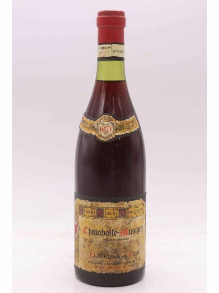 Clavelier Et Fils Chambolle Musigny 1971