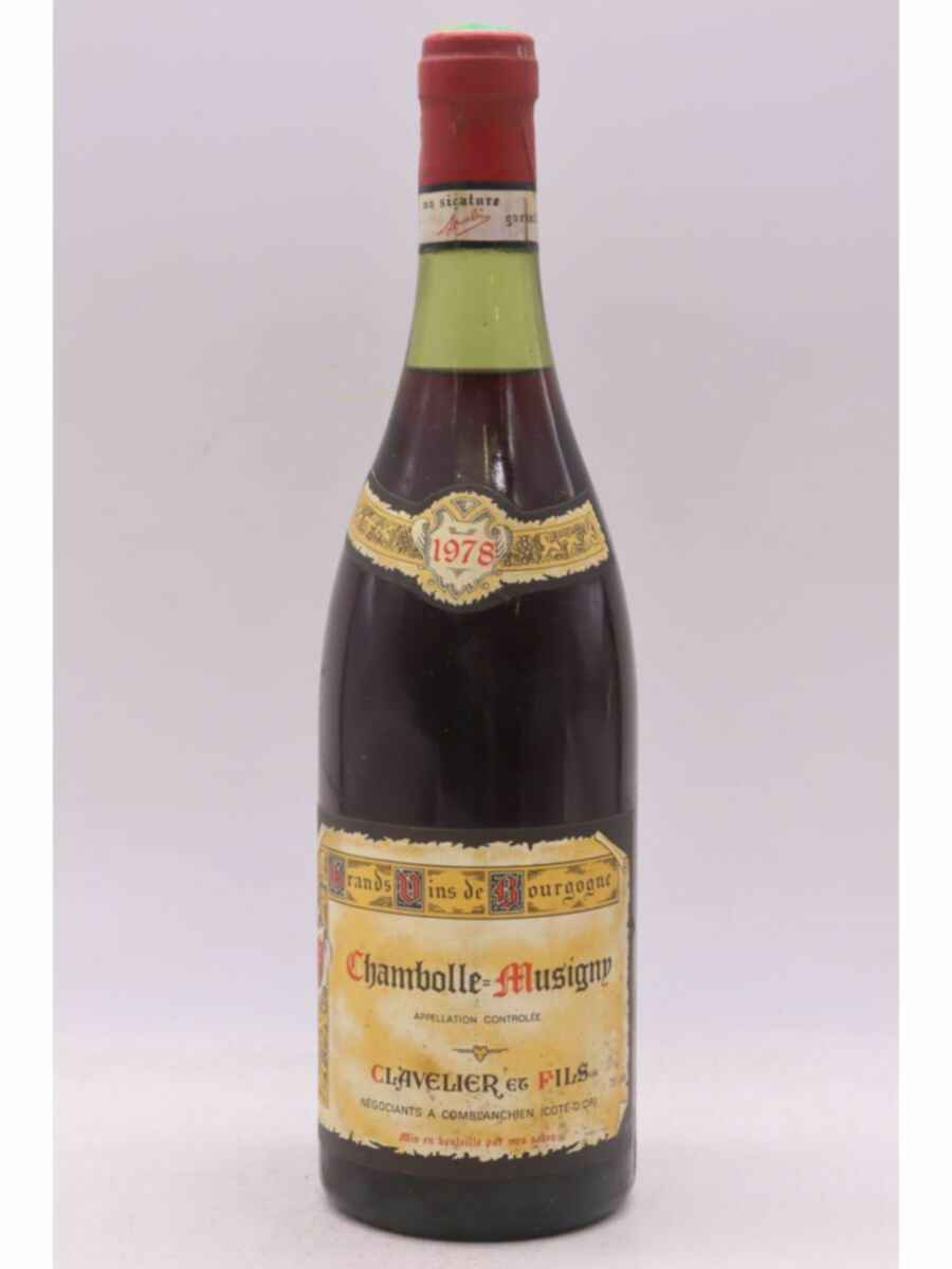 Clavelier Et Fils Chambolle Musigny 1978