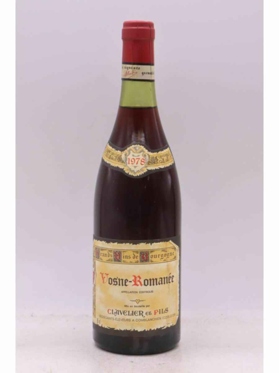 Clavelier Et Fils Vosne Romanee 1978