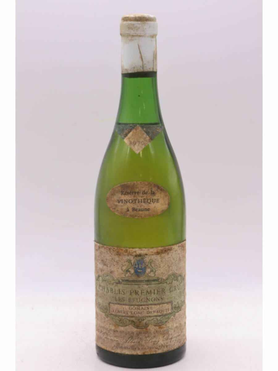 Albert Bichot Long Depaquit Chablis Les Beugnons 1er Cru 1970