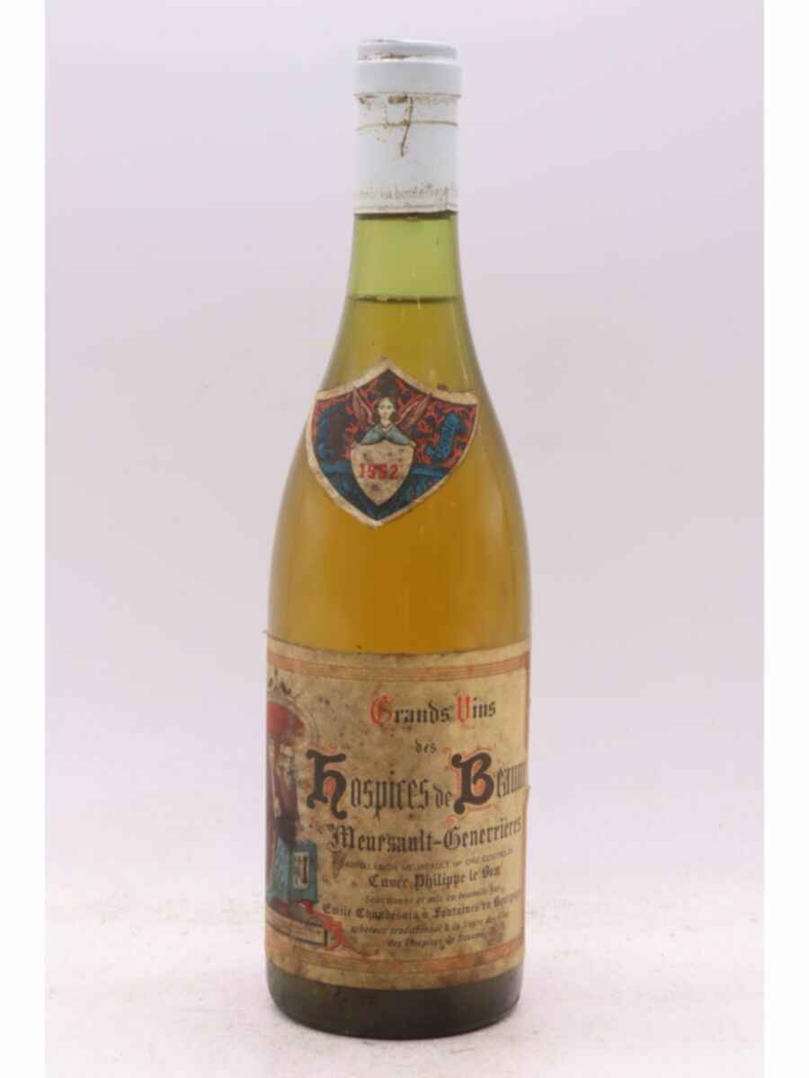 Hospices De Beaune Meursault 1er Cru Genevrieres Cuvee Philippe Lebon 1962