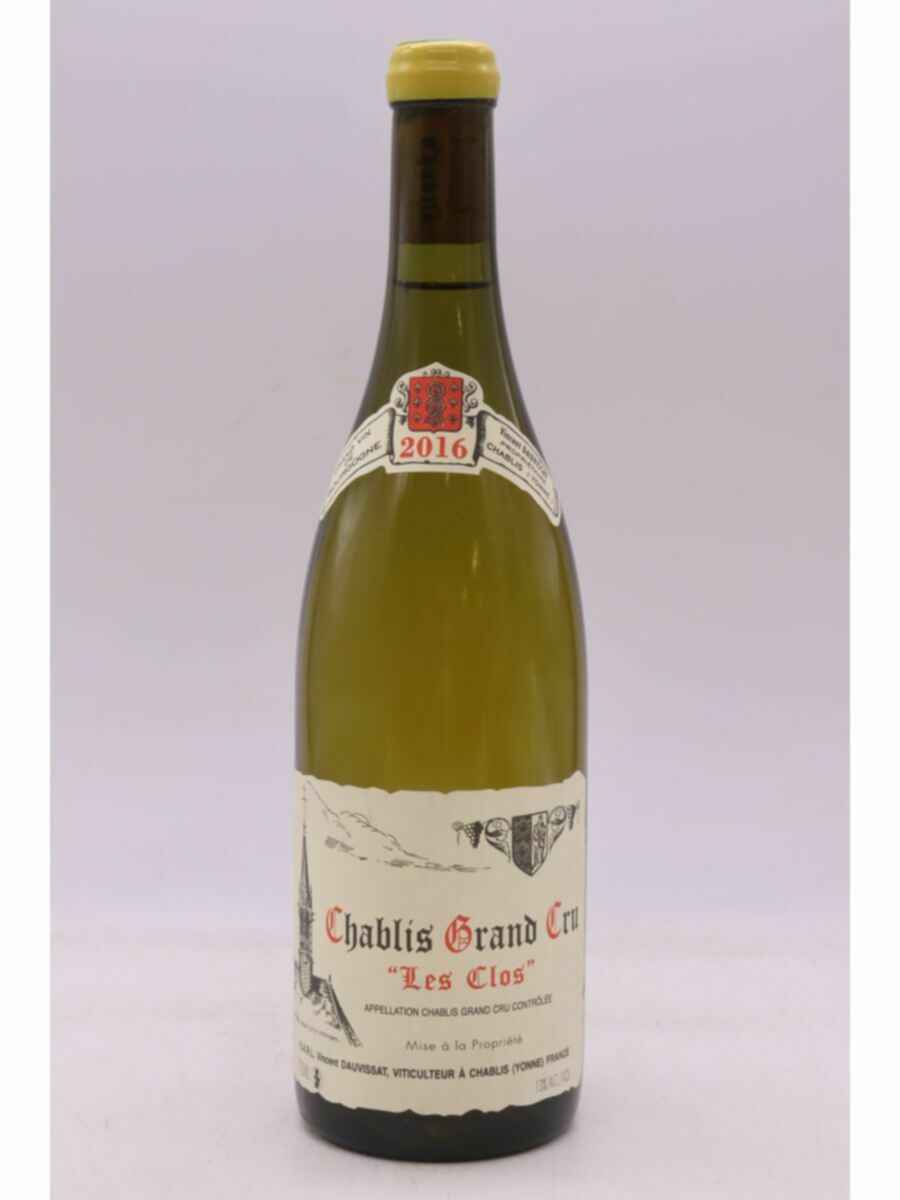 Vincent Dauvissat Chablis Les Clos Grand Cru 2016