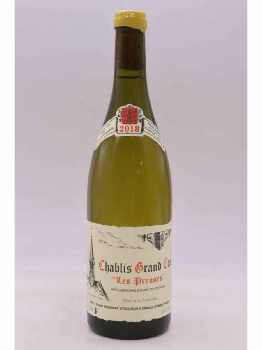 Vincent Dauvissat Chablis Les Preuses Grand Cru 2018