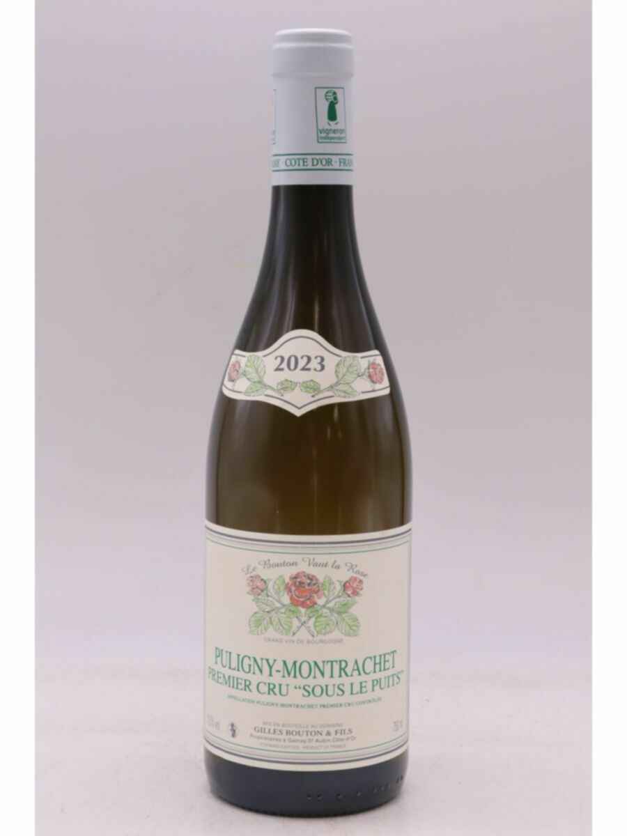 Gilles Bouton Puligny Montrachet Sous Le Puits 1er Cru 2023