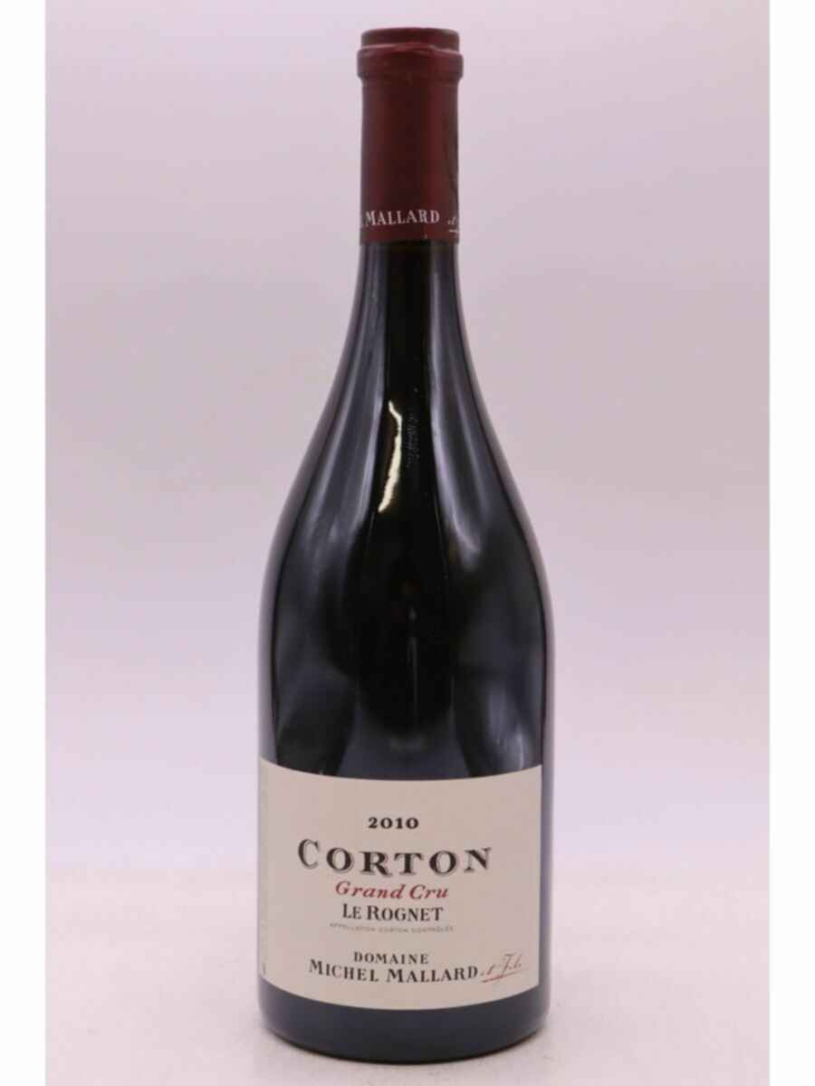 Michel Mallard Corton Le Rognet Grand Cru 2010