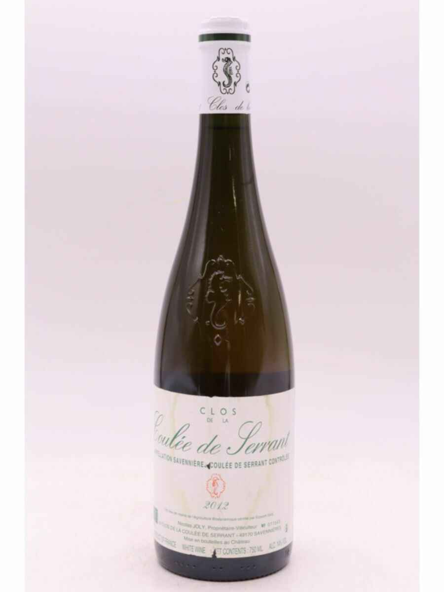 Nicolas Joly Savennieres Clos De La Coulee De Serrant 2012