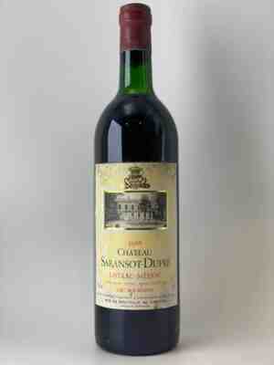 Chateau Saransot Dupre 1988