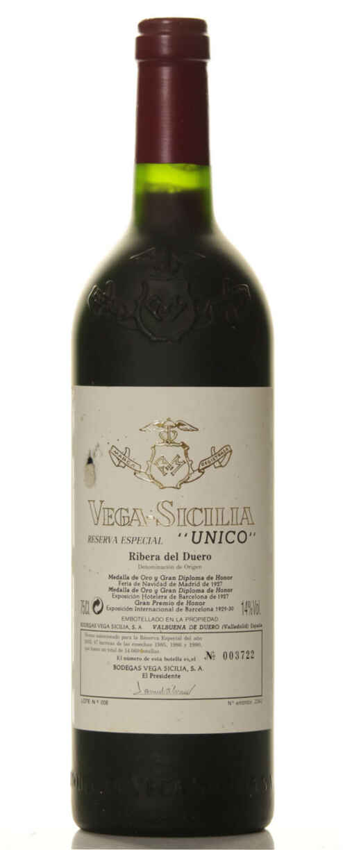 Vega Sicilia Especial1985-1986-1990 N.V.