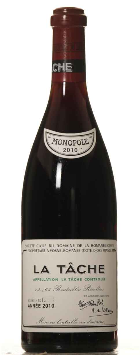 De La Romanee Conti La Tache Grand Cru 2010