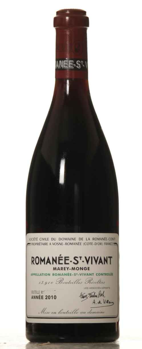 De La Romanee Conti Romanee Saint Vivant Grand Cru 2010