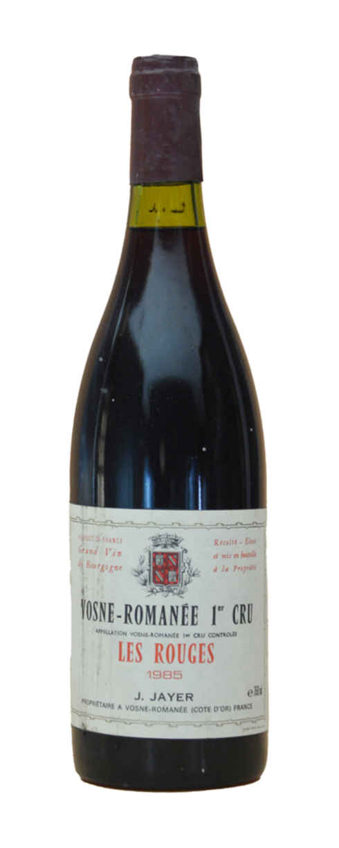 Jacqueline Jayer Les Rouges Vosne-romanee 1er Cru 1985