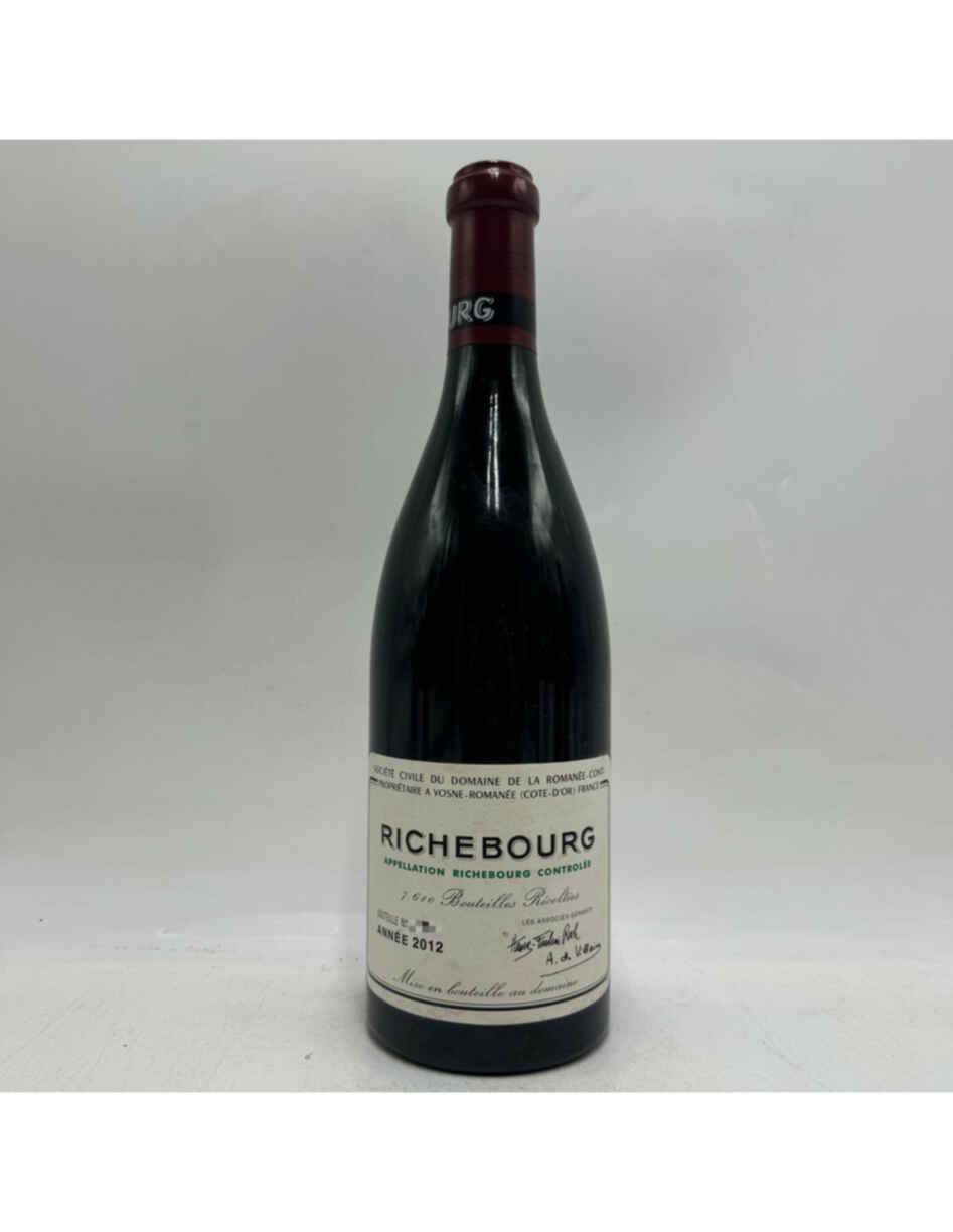 De La Romanee Conti Richebourg Grand Cru 2012
