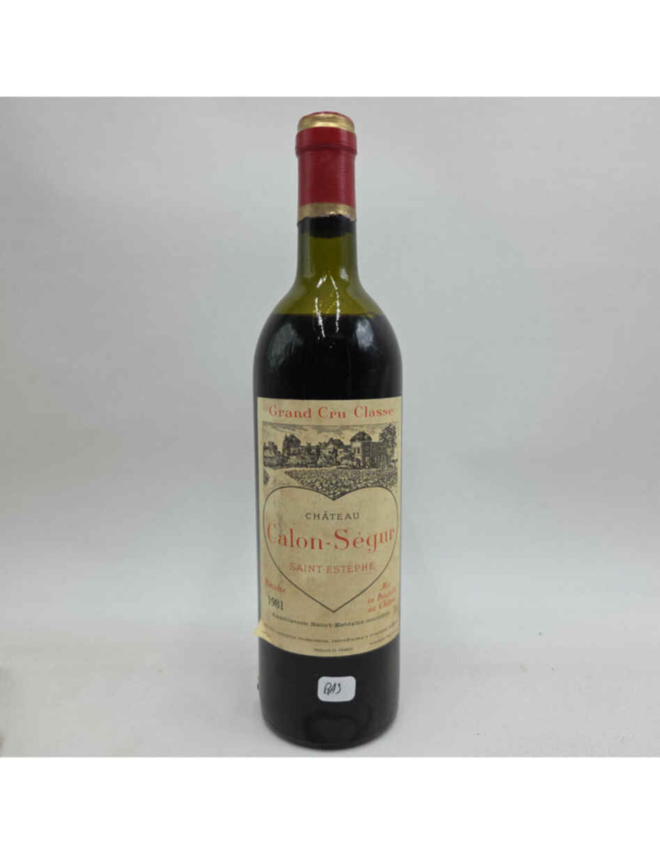 Chateau Calon Segur 1981