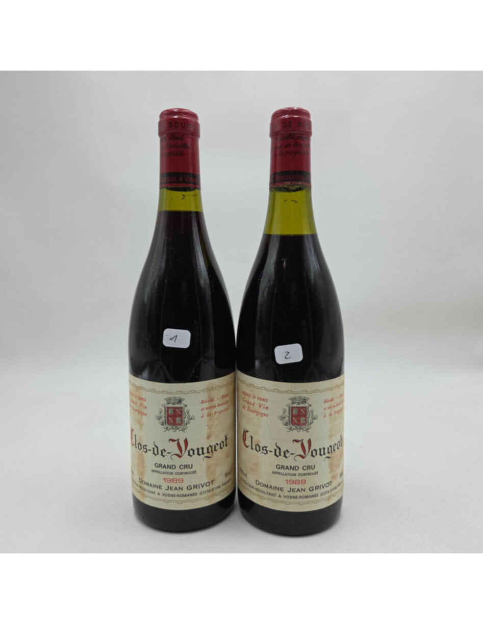 Jean Grivot Clos De Vougeot Grand Cru 1989