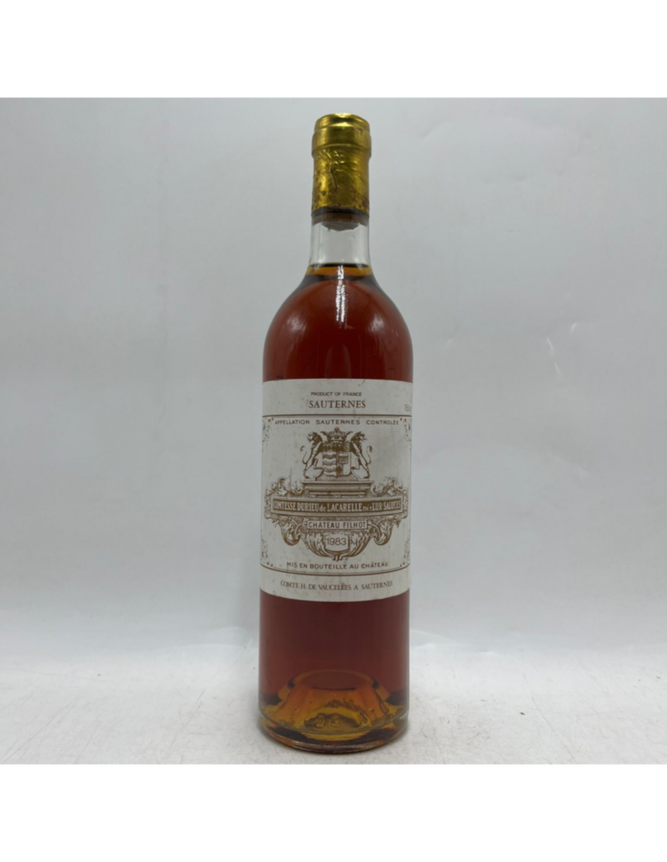 Chateau Filhot 1983