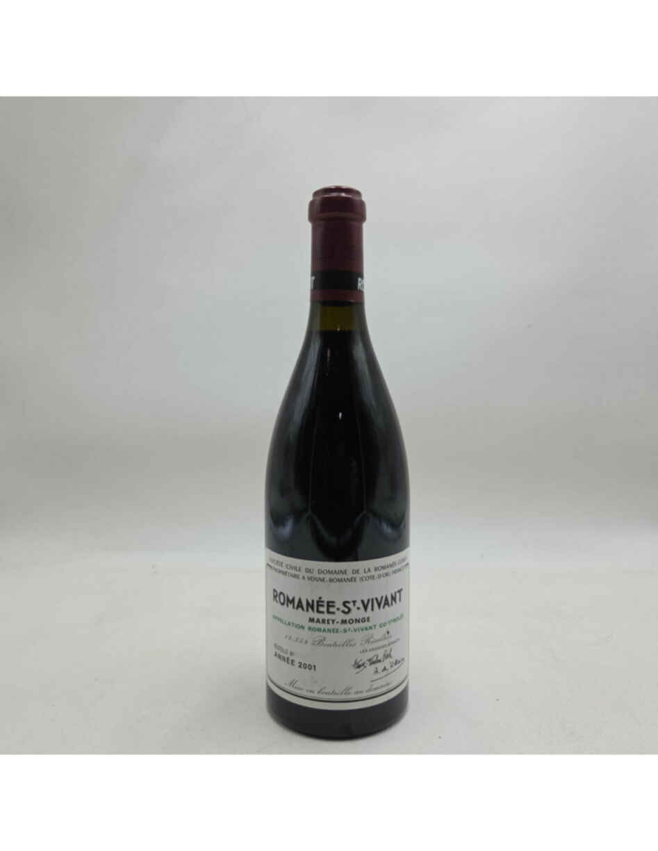 De La Romanee Conti Romanee Saint Vivant Grand Cru 2001