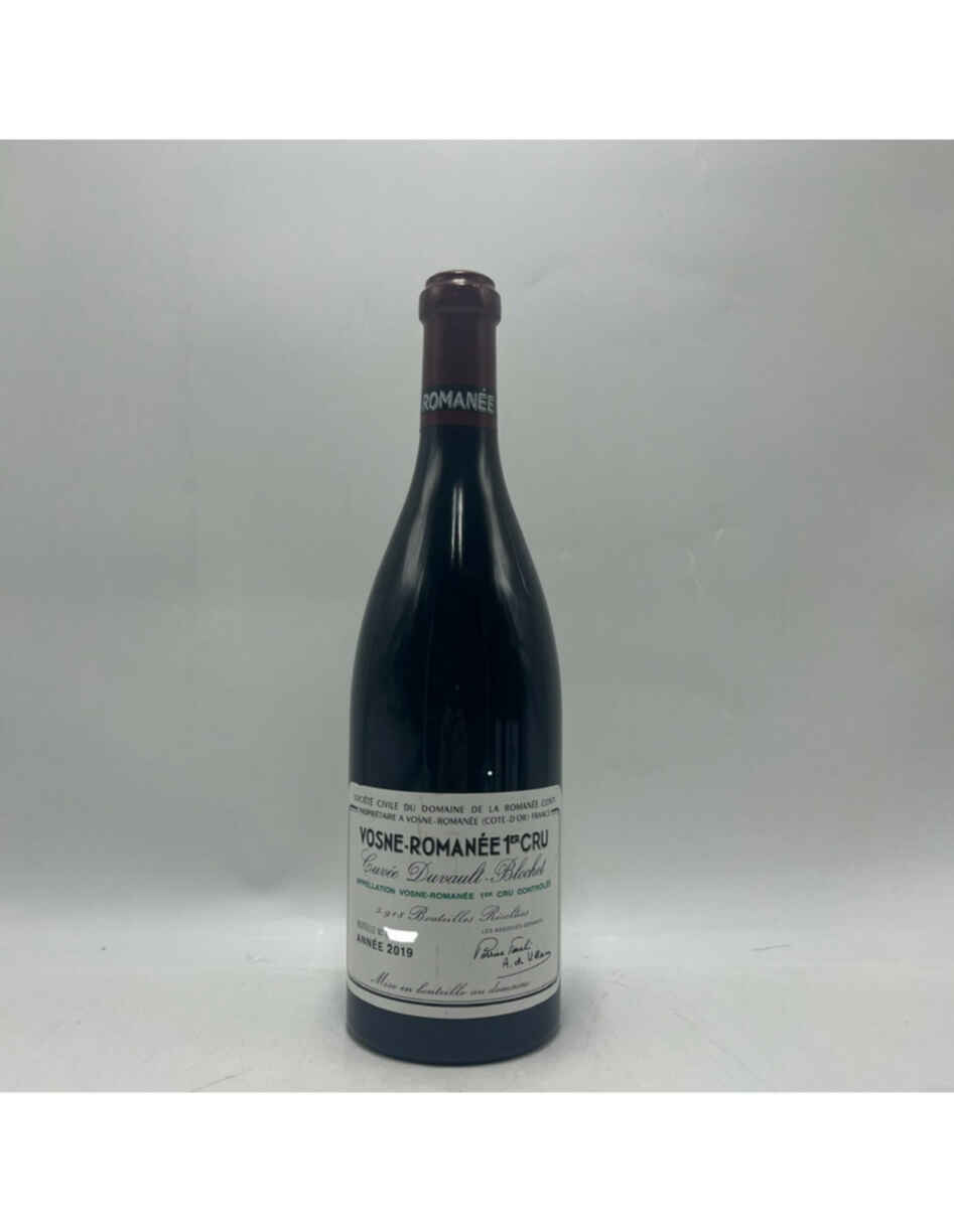 De La Romanee Conti Vosne Romanee Cuvee Duvault Blochet 2019