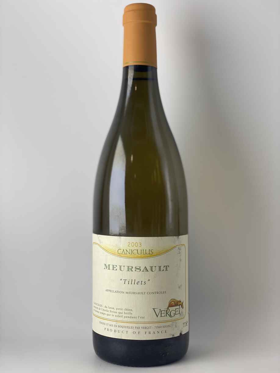 Verget Meursault Tillets Caniculus 2003