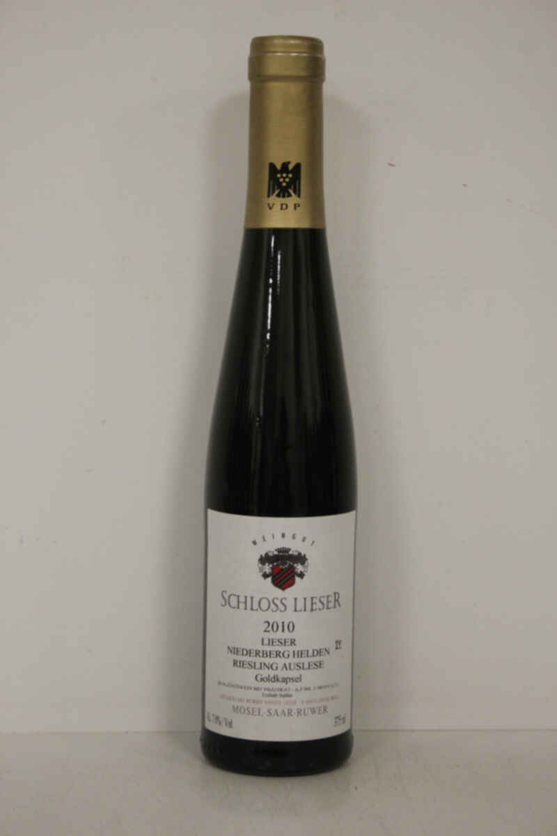Schloss Lieser / Thomas Haag Niederberg Helden Riesling Auslese (goldkapsel) 2010