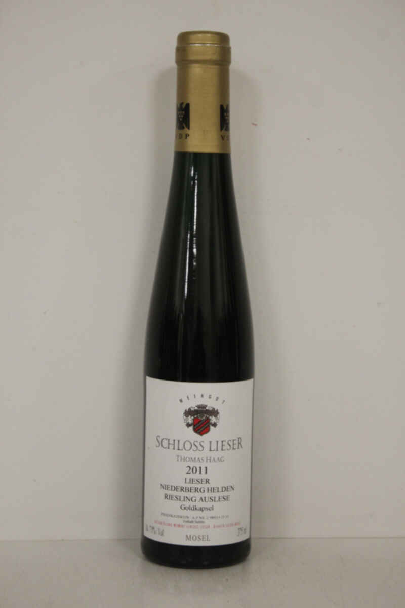 Schloss Lieser / Thomas Haag Niederberg Helden Riesling Auslese (goldkapsel) 2011